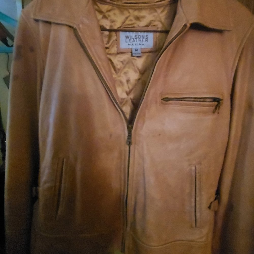 Wilson's leather *Maxima* jacket Tan